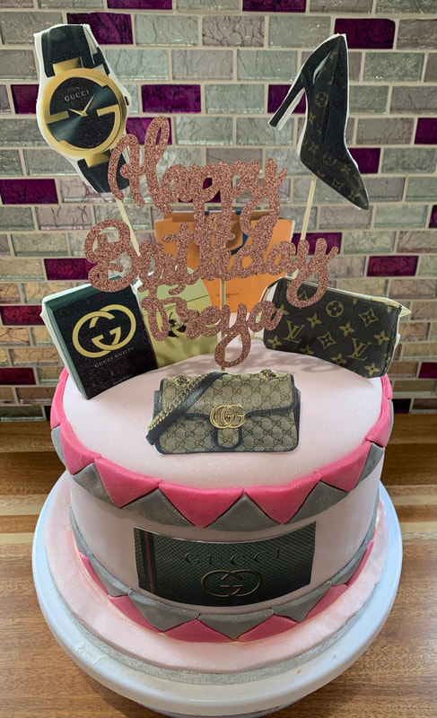 Money cake  Louis vuitton cake, Money birthday cake, Cake designs